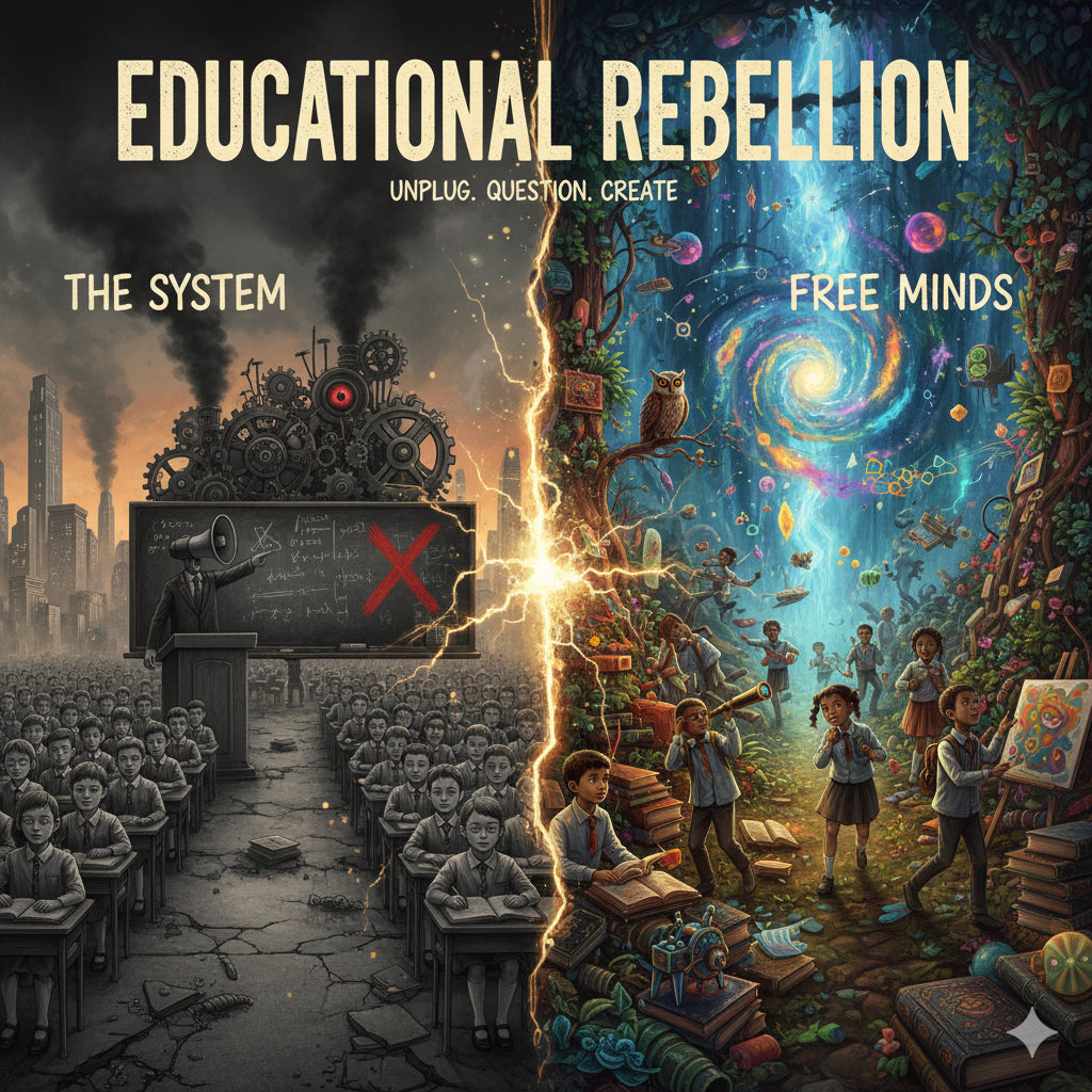 Educational Rebellion: 5 Paths to Mindful, Free-Range Unschooling