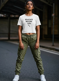 Trippy Threads "Needle-Free Knowledge" Tee | Women's Fit, New Age Rebel