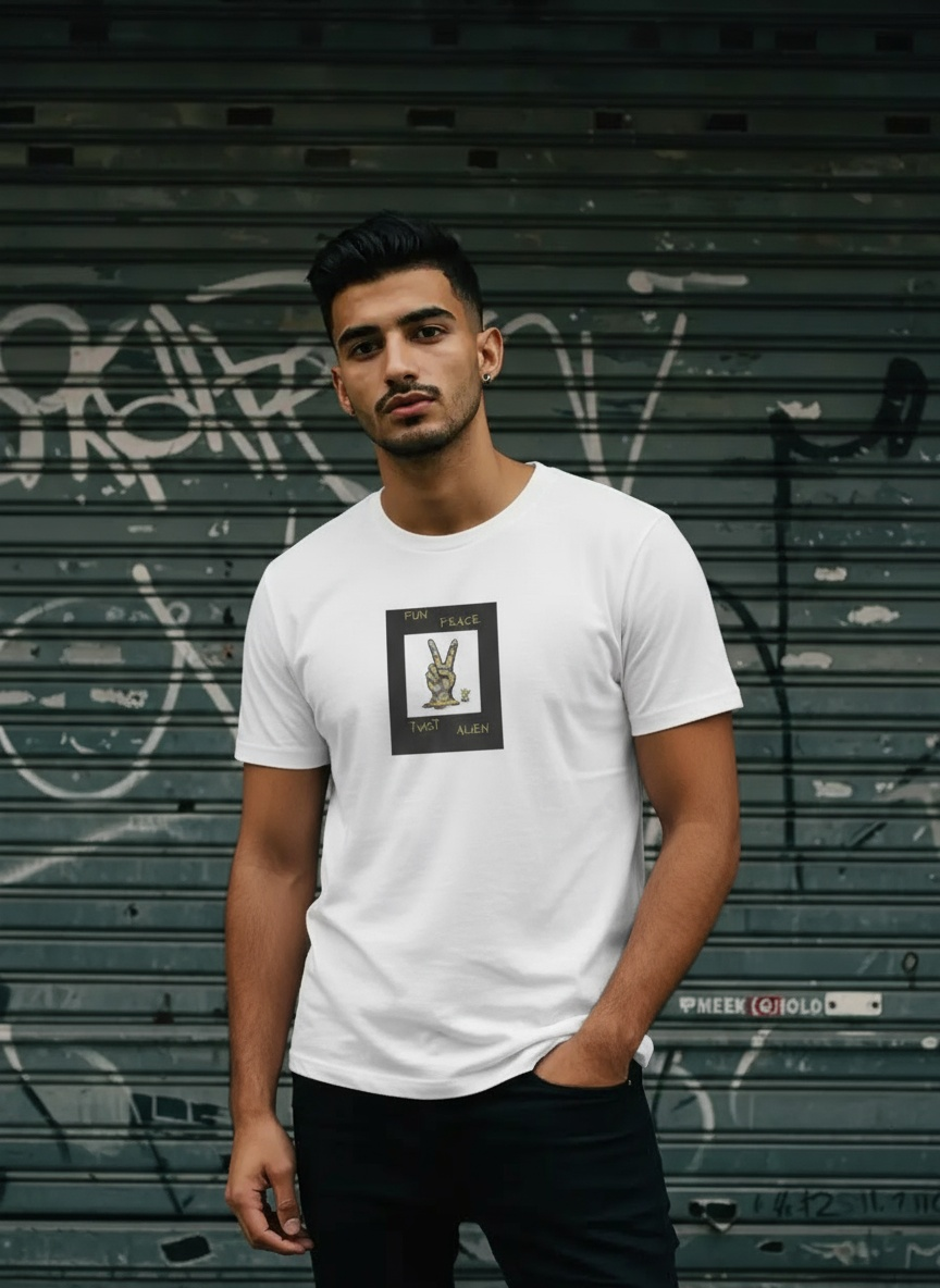 The 'Did Someone Order Chaos?' Flipped Peace Sign Tee