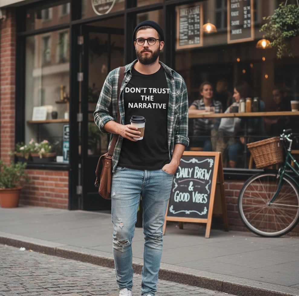 "Trust the Universe" Black Graphic Tee | Spiritual, Anti-Narrative, Old School Skater Vibe
